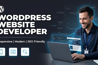 create a professional fast wordpress website