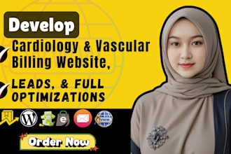 develop cardiology and vascular billing website, leads, with full optimizations