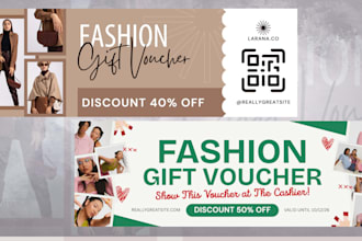make professional voucher, coupon, and gift certificate design