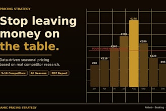build your seasonal pricing strategy with real competitor data