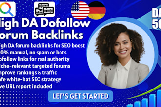 build high da dofollow forum backlinks for SEO link building