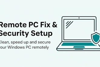 clean, speed up and secure your PC remotely