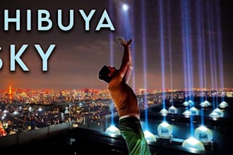 buy shibuya sky ticket, shibuya rooftop bar, shibuya sunset ticket, tokyo, japan
