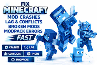 fix minecraft mod crashes lag conflicts broken mods and modpack errors fast