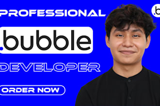 create bubble io web app, no code saas, mvp development, bubble io app design