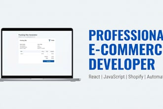 build custom ecommerce automation and tools