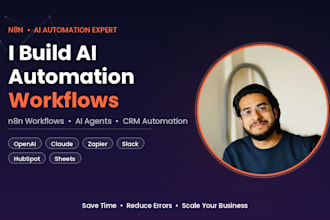 build n8n automation workflows, and business process automation