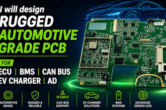 design rugged automotive grade pcb for ecu bms can bus ev charger