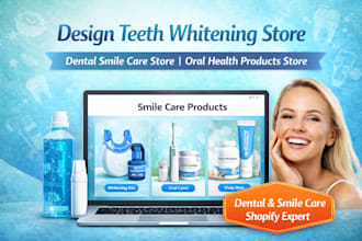 design teeth whitening store dental smile care store oral health products store