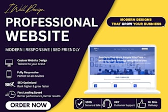 design a corporate website design for small business