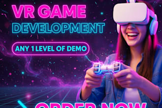 develop and design VR games and virtual reality applications