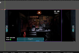 make a simple fnaf fangame for you in godot