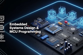 design embedded systems using at89c51, atmega328p, pic32mx mcu