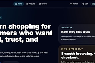 build a full stack ecommerce website with django and react