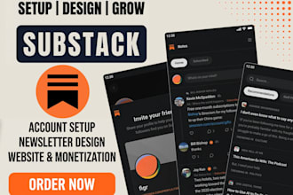 substack account setup substack newsletter design substack podcast setup expert