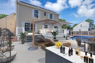do virtual staging for interior and exterior space, workspace or event staging