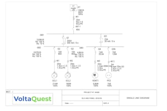 design electrical sld, load calculation, panel and cable sizing