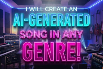 create an ai generated song in any genre in 24h for you