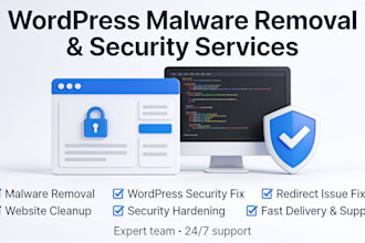 remove malware from wordpress and security services