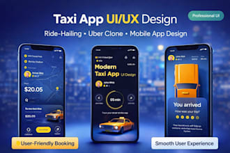 develop a complete taxi booking app like uber with driver, user app, admin panel