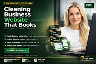 cleaning business website house office cleaning service booking koala