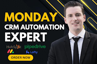 build monday crm, pipedrive crm, dubsado asana, clay com, notion, hubspot crm