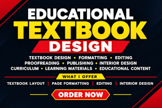 design educational textbook, children workbook design, and educational workbook