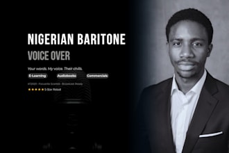 record a pro baritone commercial voice over