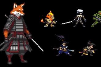 create pixel art isometric character sprite sheets 8 dimension