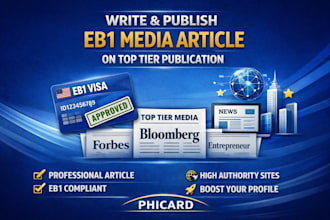 write and publish eb1 media article on top tier publication media site