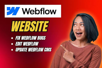 fix webflow bugs, webflow bug fix, webflow expert, edit webflow