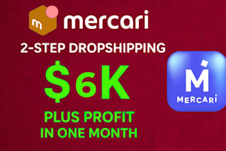do mercari expert 2 setp dropshipping on profit share base