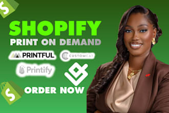 build a high converting shopify print on demand store with printify or printiful