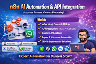 do api integration squarespace api n8n ai agent php n8n workflow ai automation