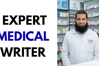 write professional medical and pharmaceutical content