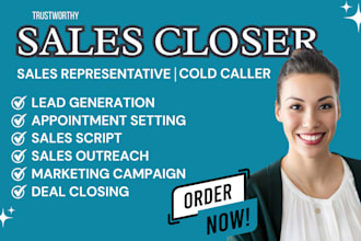 sales closer high ticket sales appointment setter salesperson sales rep