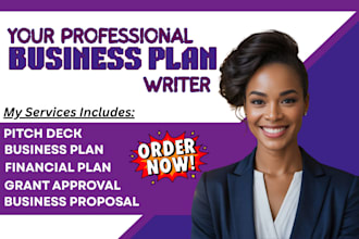 business plan financial plan business plan writer business proposal pitch deck