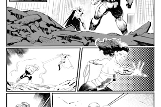draw professional comic for your kickstater ur proyect