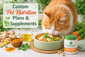 pet nutrition plans and supplement strategies for optimal health