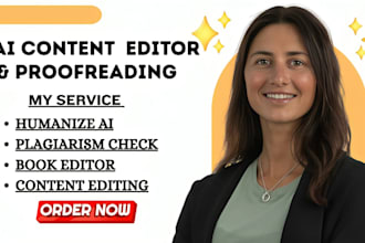 edit manuscript, humanize ai content, proofread ai content, check plagiarism