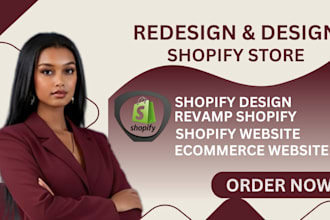 redesign shopify store or revamp shopify website design