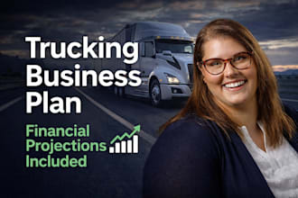 do trucking, freight, logistics, transportation business plans and revenue plan
