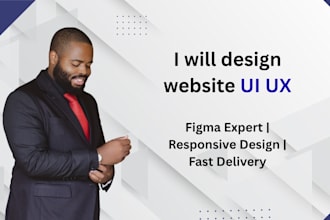 design a modren responsive single page website landing page