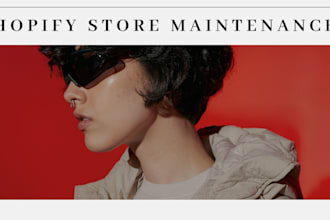 do shopify store maintenance