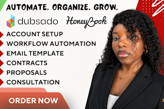 build dubsado or honeybook system for your business