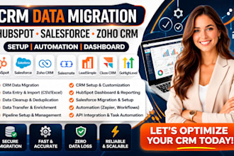 hubspot salesforce data migration salesmate leadsimple cloze odoo podio close io