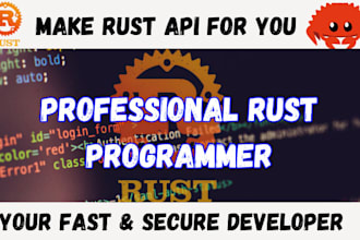 do rust programming and rust API