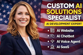build ai chatbox ai software ai website ai app saas website ai saas development