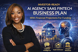 write saas startup tech mobile app forex ai fintech investor ready business plan