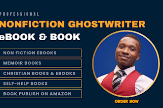 be your nonfiction ebook ghostwriter self help christian ghost book writer